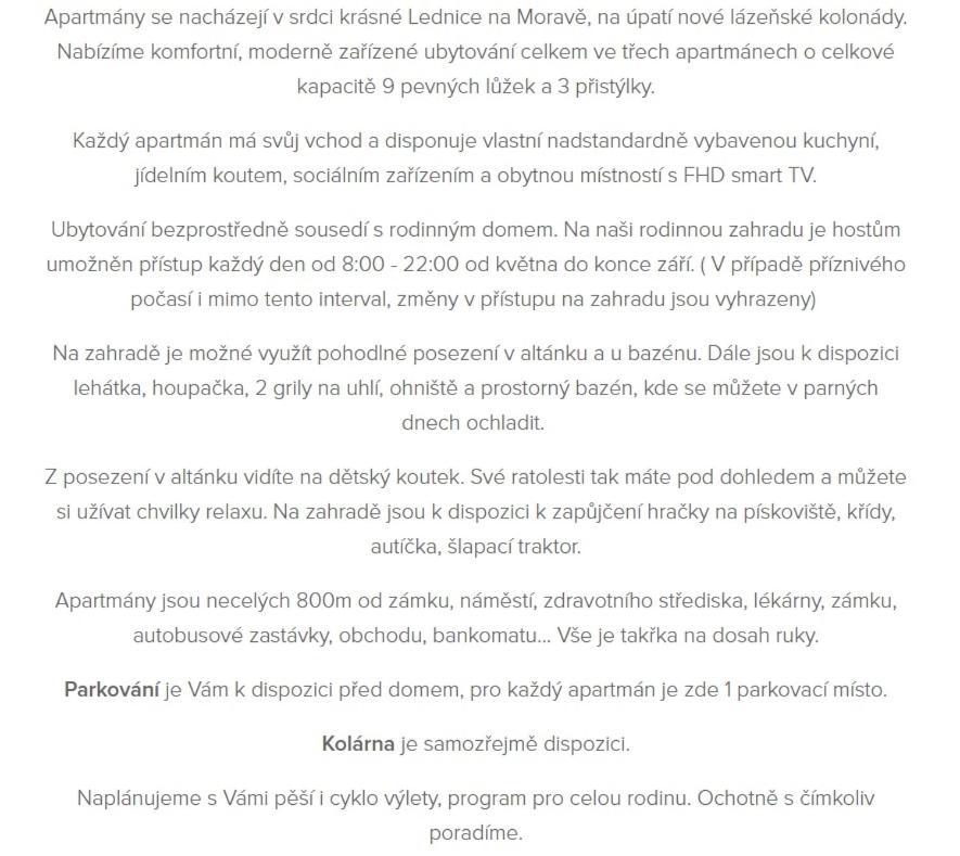 Apartmany Na Kolonade Lednice Bagian luar foto